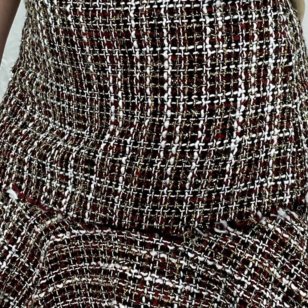 Mi Ami adorable tweed skirt with fit and flare style - Picture 7 of 7